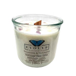 Rocks Candle - Rainbows & Unicorns (Wood Wick Rainbow Fluorite Gemstone Soy Candle)