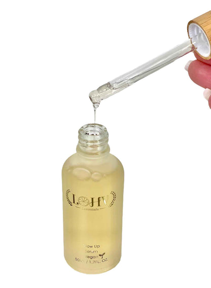 PREMIUM 100% VEGAN GLOW UP Toner Serum With Hyaluronic Acid + Niacinamide + Camellia Leaf + Vitamin E + Rose Water