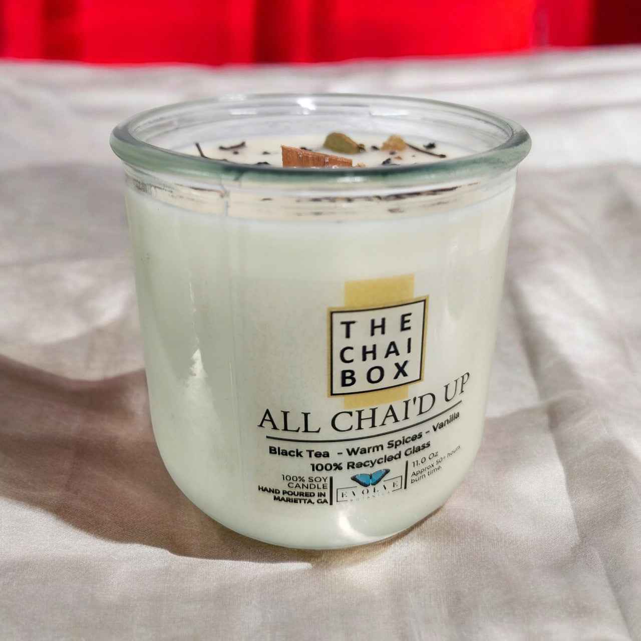 Rocks Candle - Chai (Wood Wick Gemstone Soy Candle)