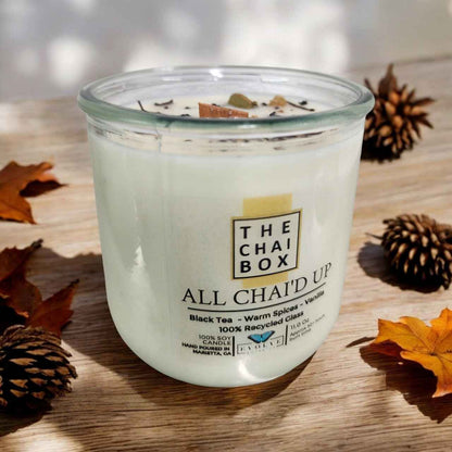 Rocks Candle - Chai (Wood Wick Gemstone Soy Candle)