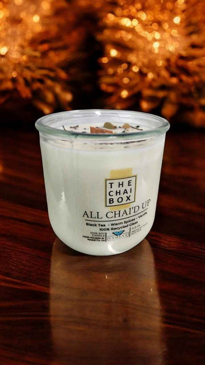 Rocks Candle - Chai (Wood Wick Gemstone Soy Candle)