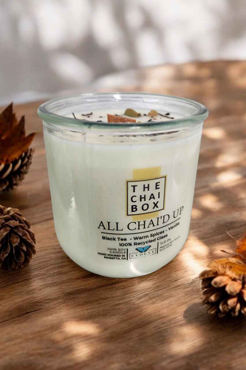 Rocks Candle - Chai (Wood Wick Gemstone Soy Candle)