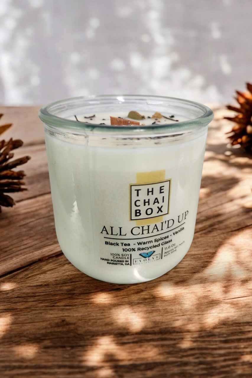 Rocks Candle - Chai (Wood Wick Gemstone Soy Candle)