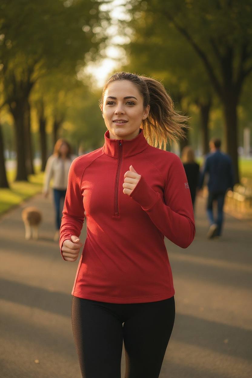 Foudy Mid-Weight Long Sleeve ½ Zip Top by Goal Five
