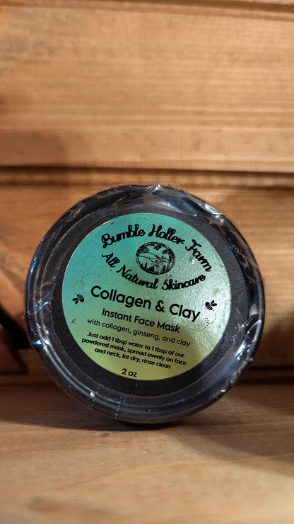 Collagen and Clay Instant Face Mask