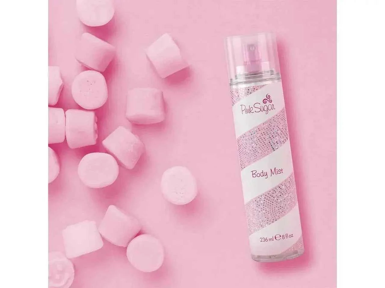 Pink Sugar By Aquolina For Women 8.0oz Body Mist Spray
