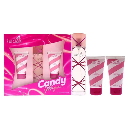 Pink Sugar Candy By Aquolina For Women 3Pcs Set EDT Spray by perfumesandrea