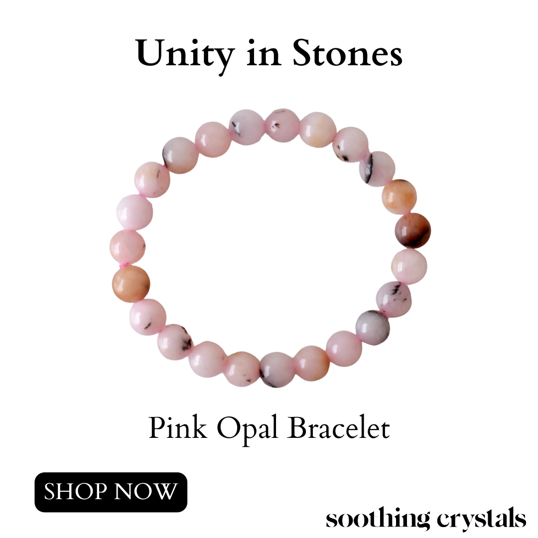 Pink Opal Bracelet (Mastering Fear and Wisdom)  DestGlow