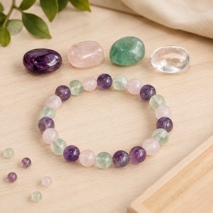 PISCES Zodiac Crystal Kit, Pisces Birthstones Tumbled Stones Set, Pisces Gifts  DestGlow