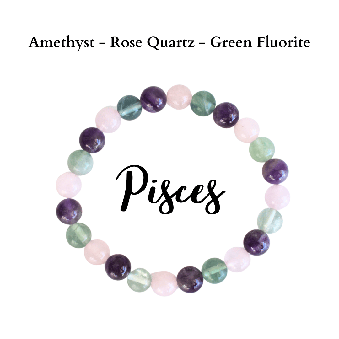Pisces Zodiac Crystal Bracelet, Pisces Gifts Pisces Birthstones  DestGlow