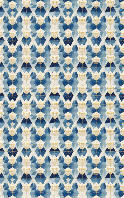 Menorah Dreams and Gilded Beams