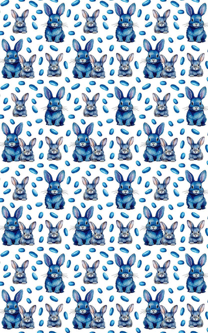 Bunnies and Beans - Blue