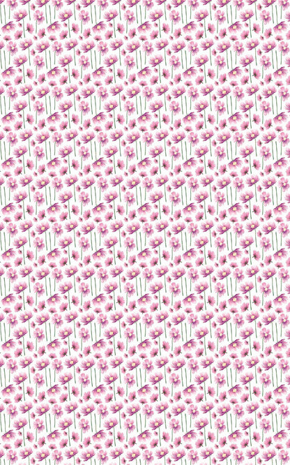 Summer Flowers White