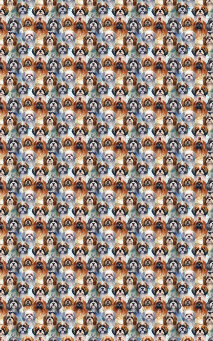 Festive Shih Tzu Frolic