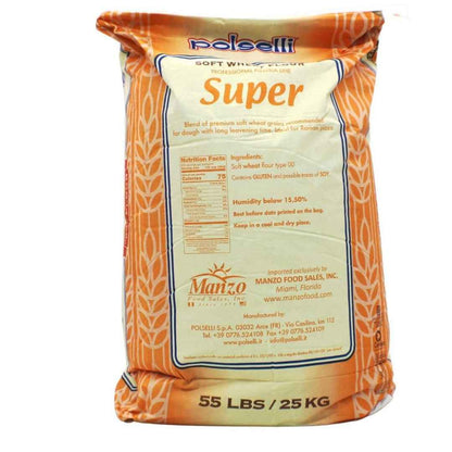 Polselli, Super Tipo 00 Pizza Flour, 55 lb (25 kg)