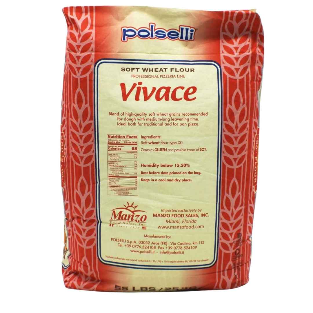 Polselli, Vivace Type 00 Pizza Flour, 55 lb  (25 kg)