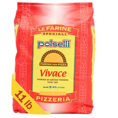 Polselli, Vivace Tipo 00 Pizza Flour, 11lb (5 kg)
