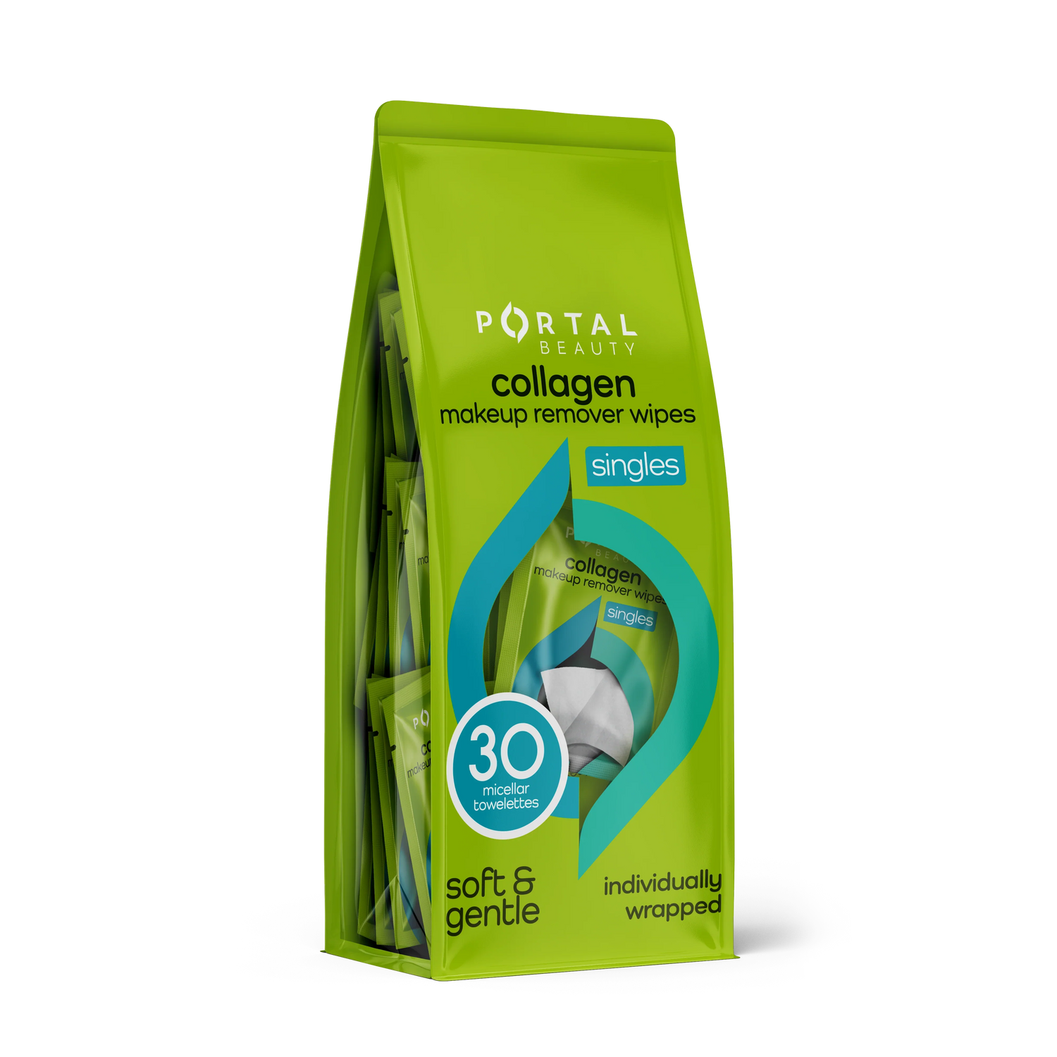 Portal Beauty Vitamin C Makeup Remover Wipes 30 Micellar Towelettes by Pasteur Pharmacy