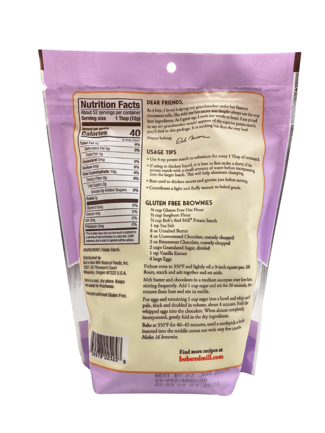 Potato Starch, Gluten-Free, Bob&