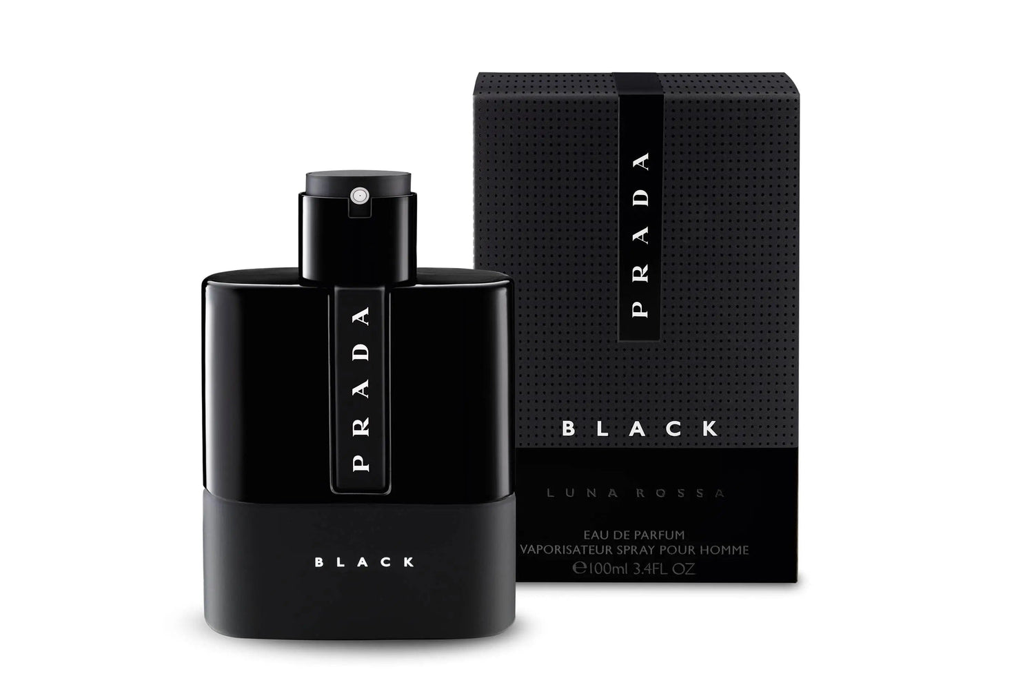 Prada Luna Rossa Black For Men 3.4 oz Eau De Parfum Spray by perfumesandrea