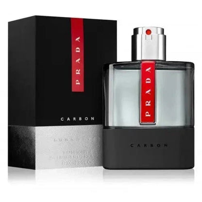 Prada Luna Rossa Carbon For Men 3.4 oz Eau De Toilette Spray by perfumesandrea