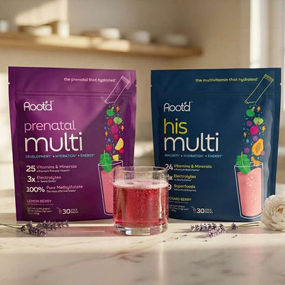 Growing Together Bundle - The Hydrating Multivitamin - For Future Mom &amp; Dad by Root&