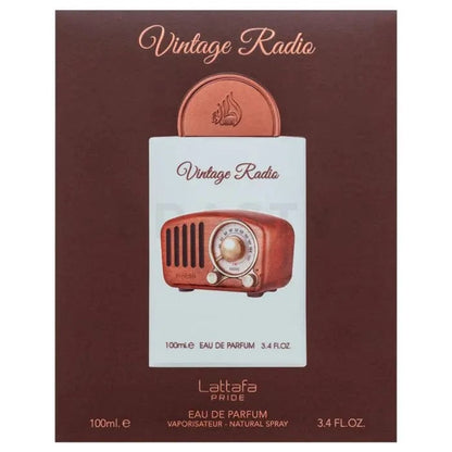 Pride Vintage Radio By Lattafa Unisex 3.4oz EDP Spray