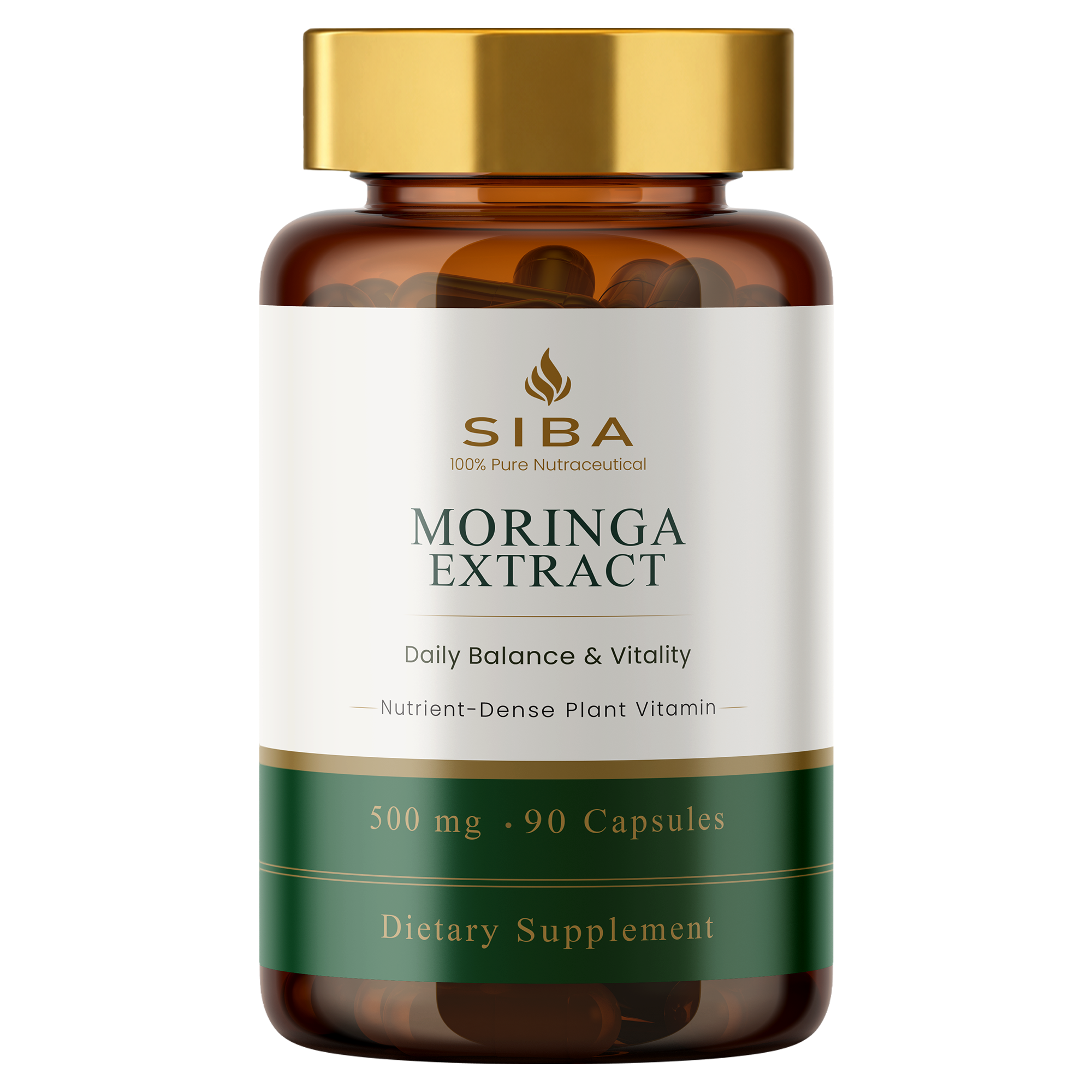 Moringa Leaf Capsules by Siba Vitamins Store