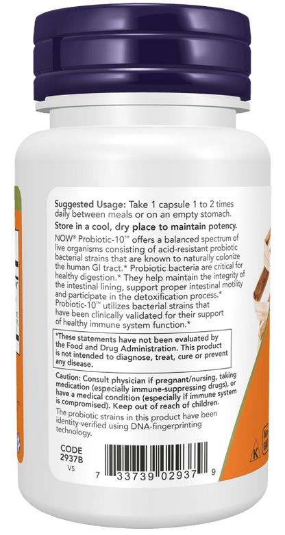 Probiotic-10 25 Billion CFU by Country Life Natural Foods