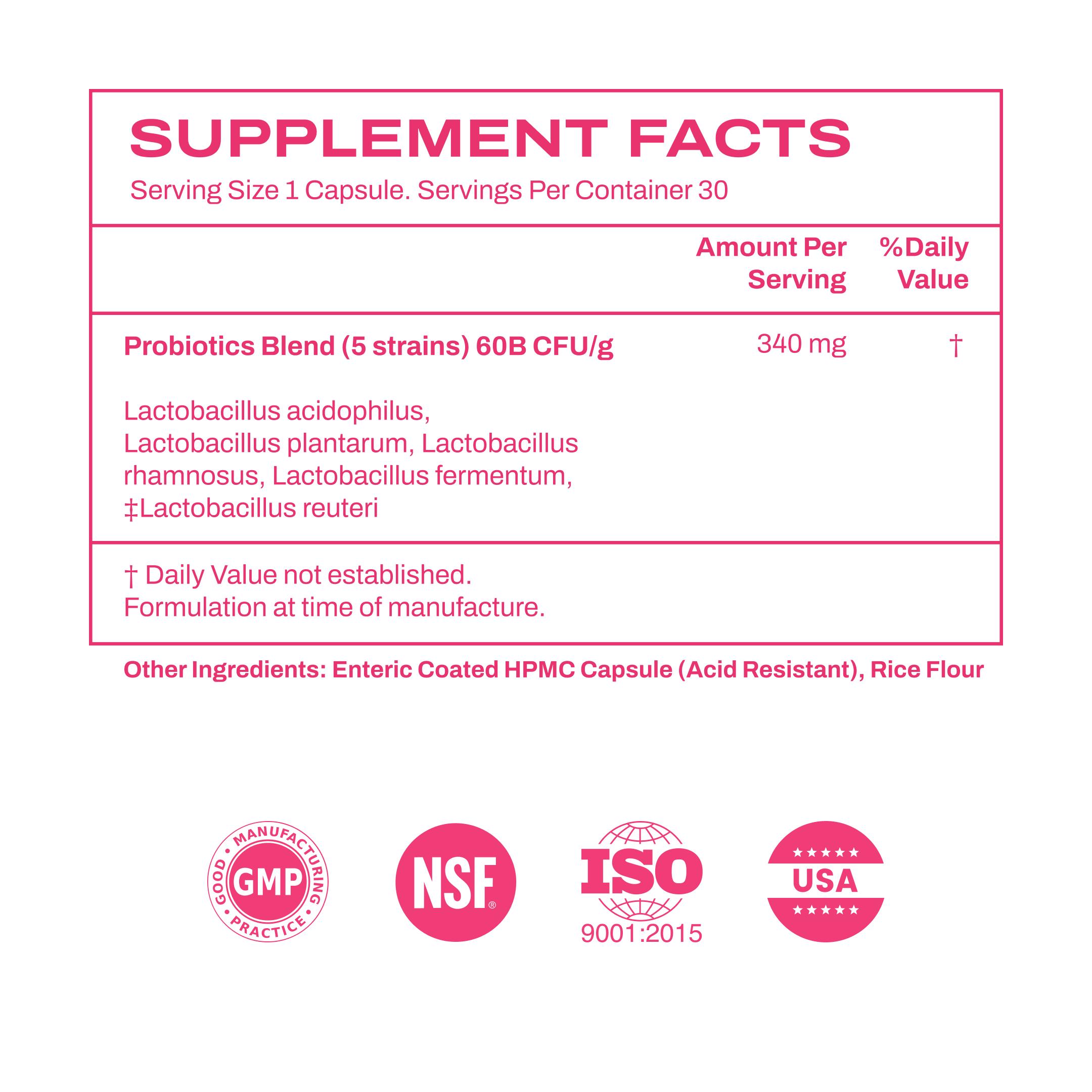 FEMENINE FLORA SUPPORT CAPSULES