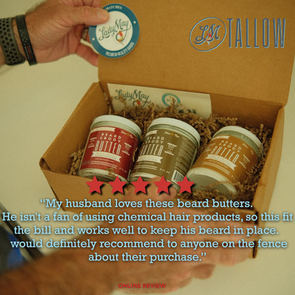 Tallow Man Tobacco Vanilla Beard + Body Butter | Men&
