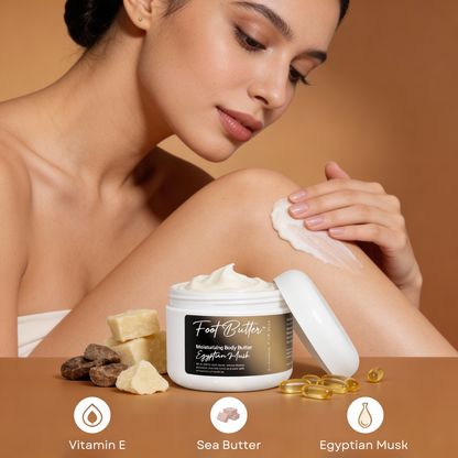 Egyptian Musk Moisturizing Body Butter – Deep Hydration &amp; Long-Lasting Fragrance by Foot Butter by Dr Ron