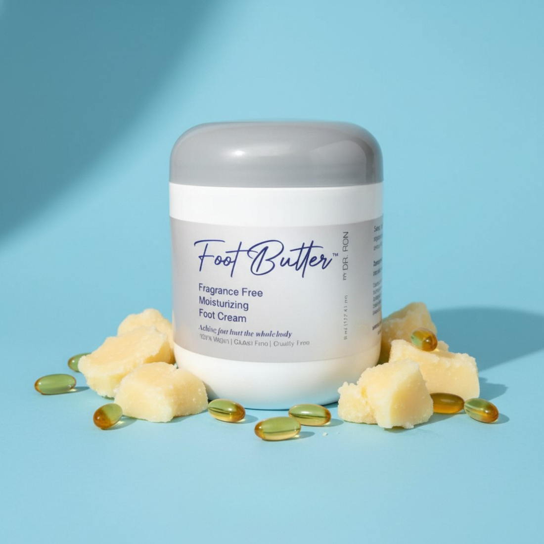 Fragrance-Free Foot Butter Massage Cream – Deep Moisture for Dry, Sensitive Feet by Foot Butter by Dr Ron