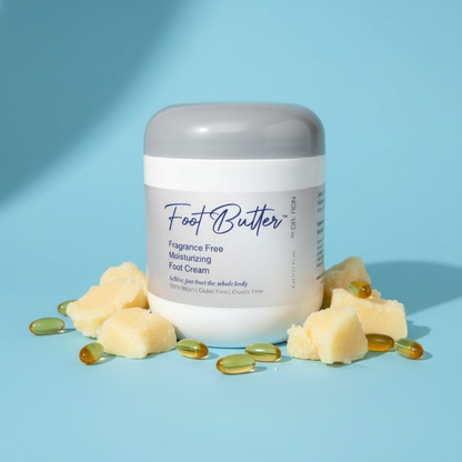 Fragrance-Free Foot Butter Massage Cream – Deep Moisture for Dry, Sensitive Feet by Foot Butter by Dr Ron