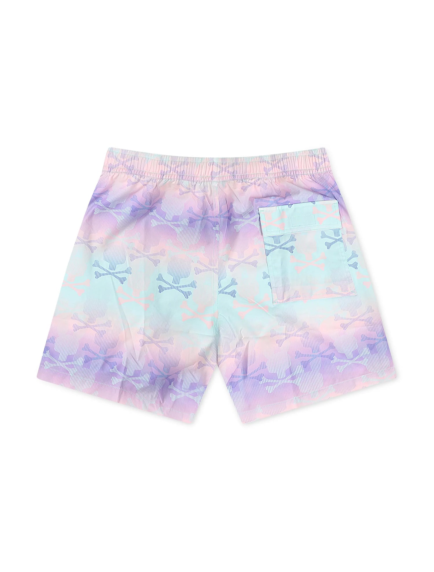 Psycho Bunny Forster Bunny Printed Swim Trunk - Lavender Gray by Denim Exchange