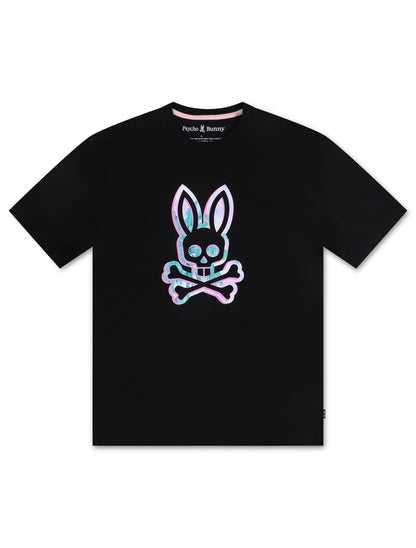 Psycho Bunny Leonard Graphic Tee - Black by Denim Exchange