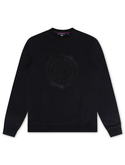 Psycho Bunny Mens London Graphic Long Sleeve - Black by Denim Exchange