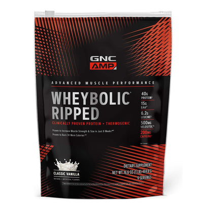 GNC AMP Wheybolic Ripped Protein Powder – Classic Vanilla (9 Servings) by Top Vita Shop