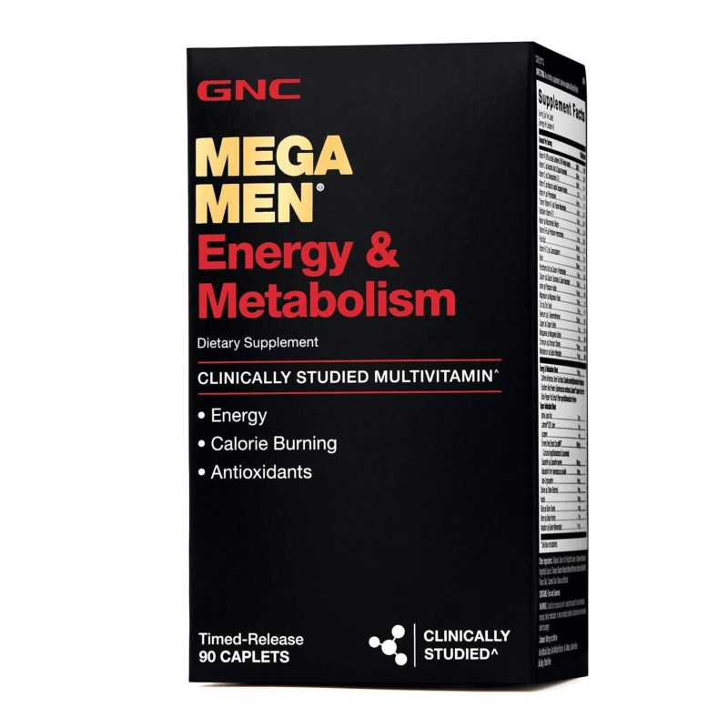 GNC Mega Men Energy &amp; Metabolism – 90 Caplets by Top Vita Shop
