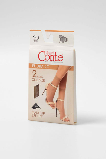 Socks Conte Pudra 20 Den (2 pairs)