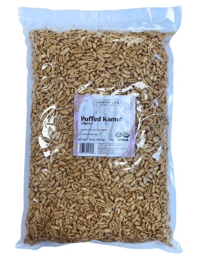 Puffed Khorasan, Organic by Country Life Natural Foods