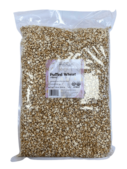 Puffed Wheat, Organic by Country Life Natural Foods