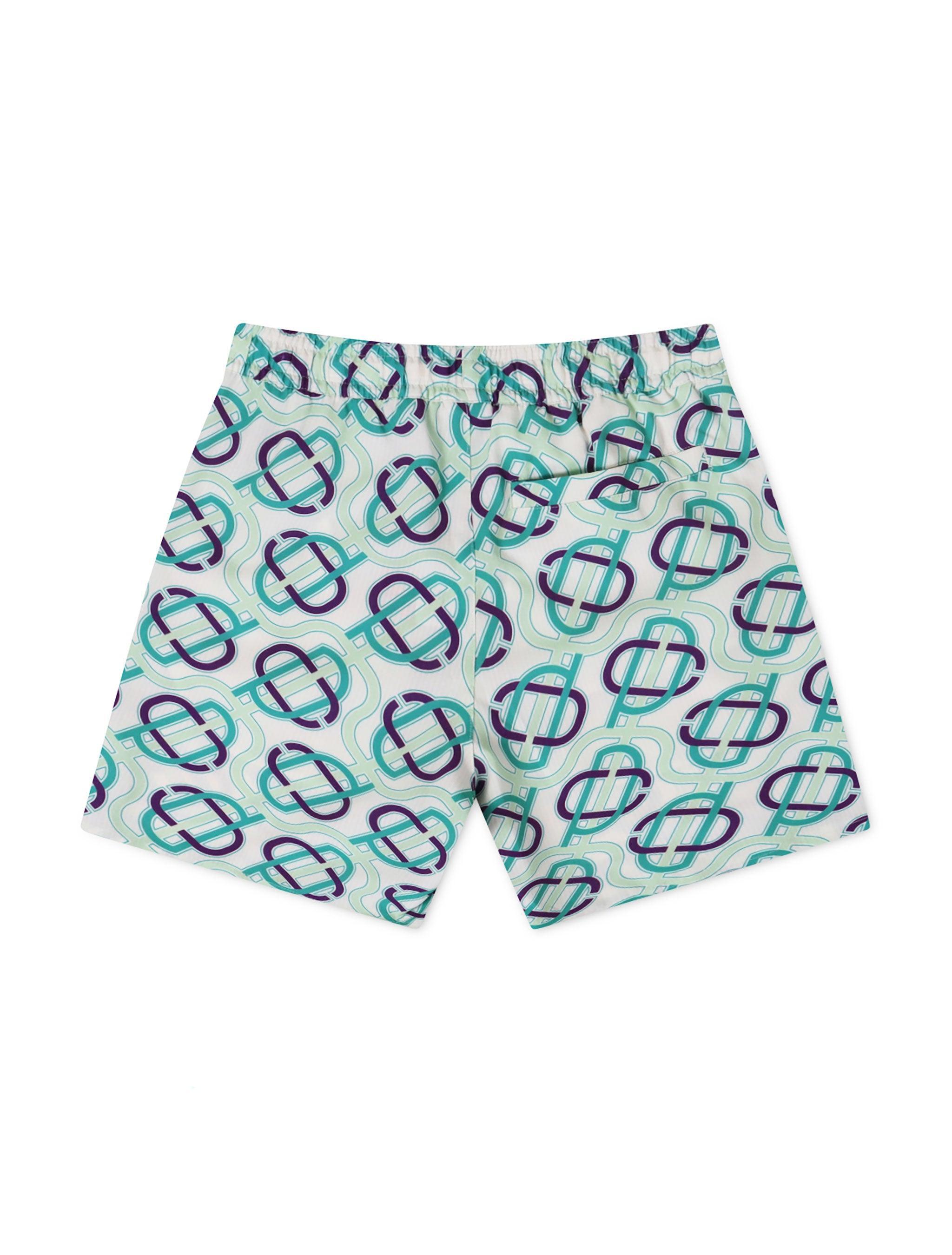 Puma X Palm Tree Crew Shorts - Warm White by Denim Exchange