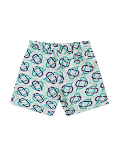 Puma X Palm Tree Crew Shorts - Warm White by Denim Exchange