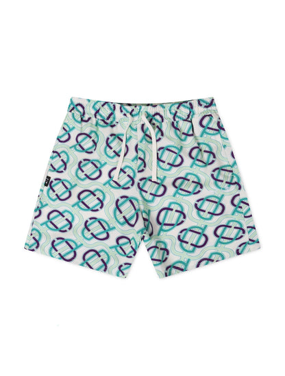 Puma X Palm Tree Crew Shorts - Warm White by Denim Exchange