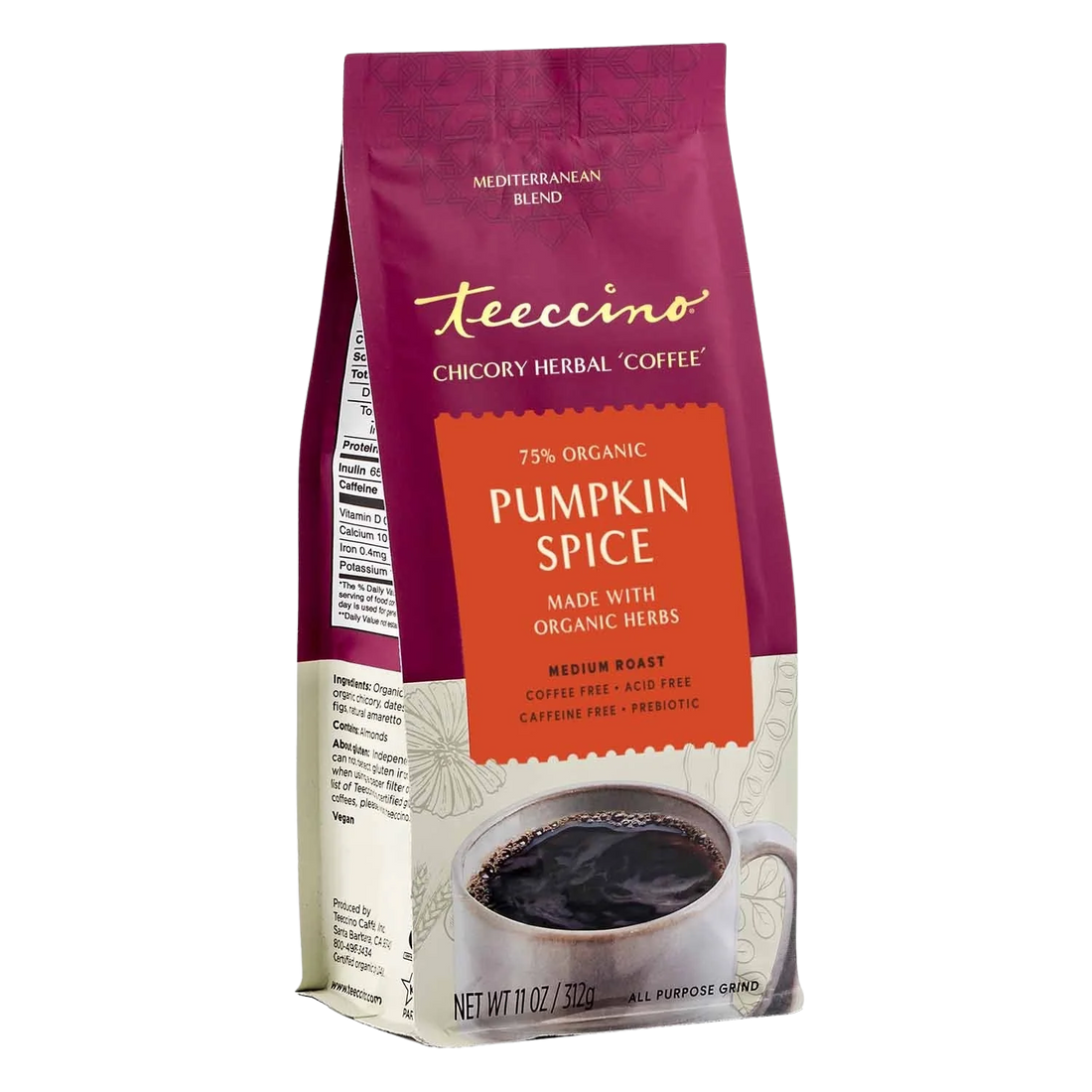 Pumpkin Spice Chicory Herbal Coffee  DestGlow