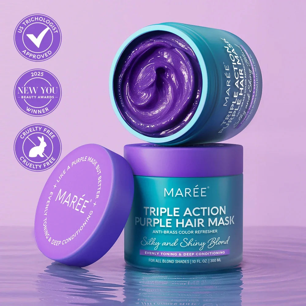 Purple Mask for Blonde Hair by Maree