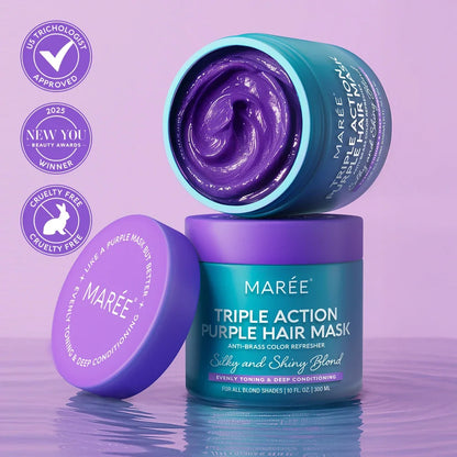 Purple Mask for Blonde Hair - DestGlow
