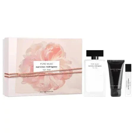 Pure Musk By Narciso Rodriguez For Women 3Pcs Set EDP Spray