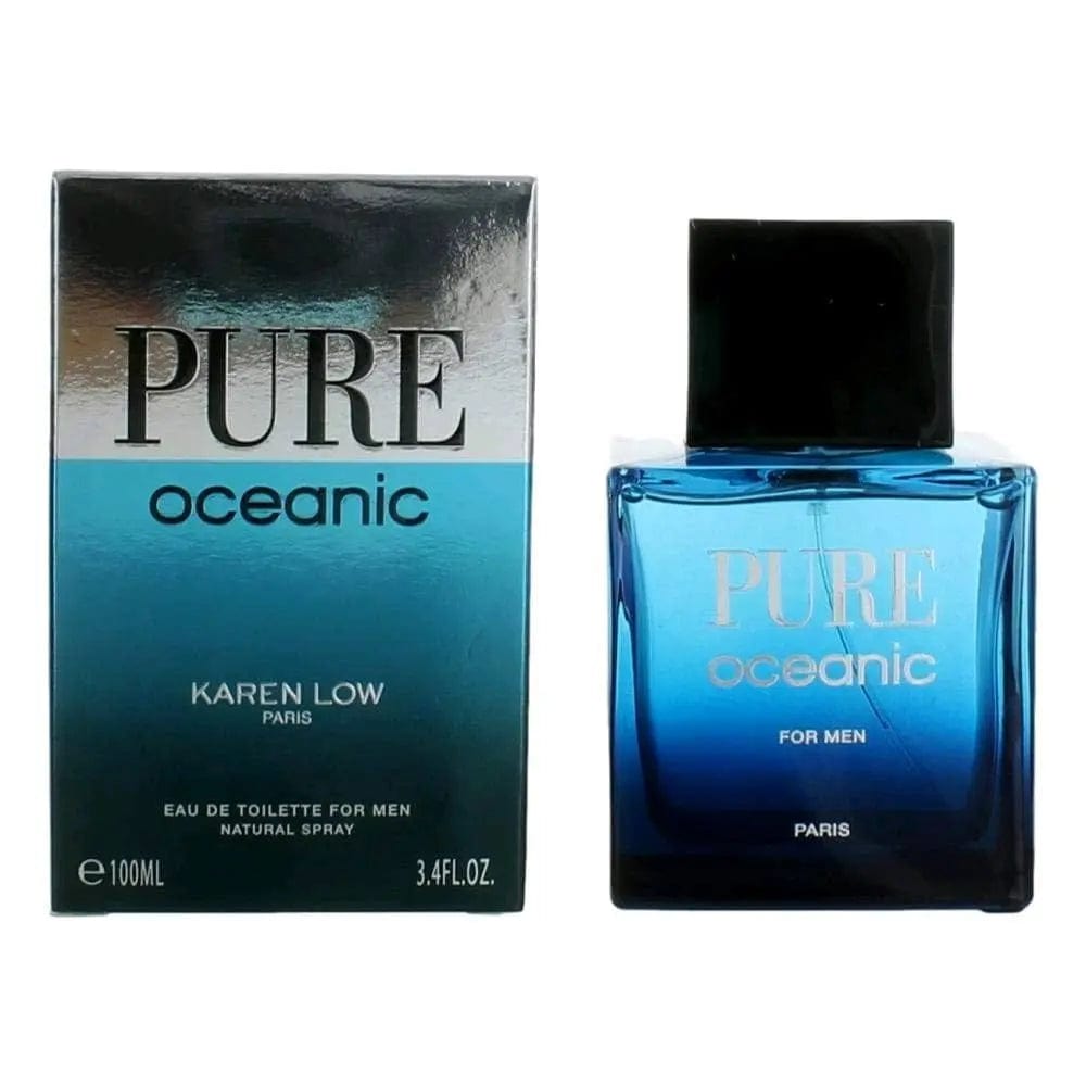 Pure Oceanic By Karen Low For Men 3.4oz EDT Spray - DestGlow